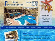 Tablet Screenshot of hotelposadalamision.com